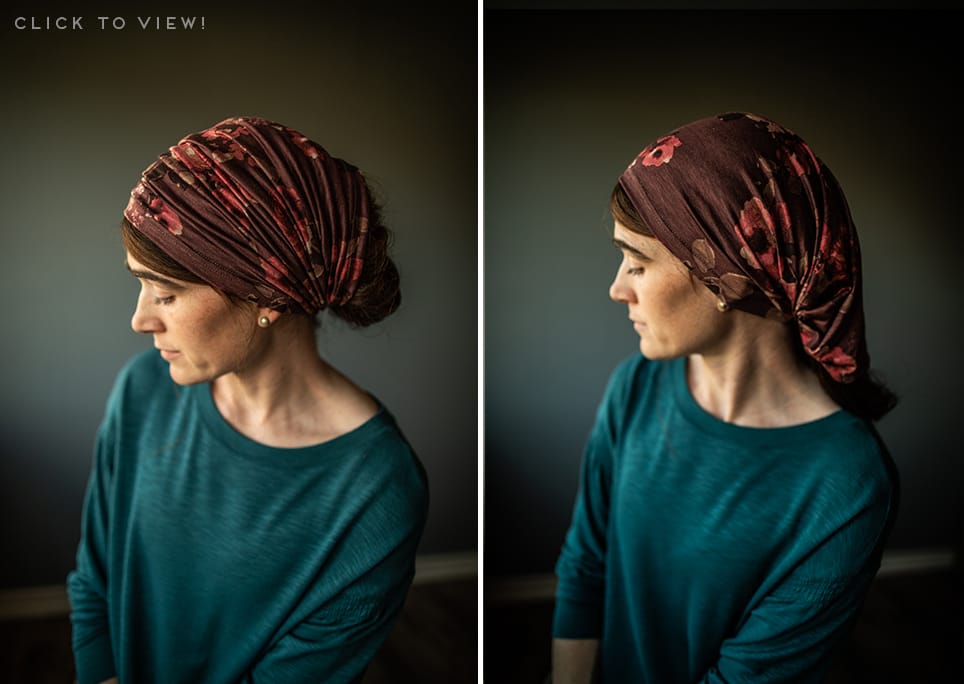 long floral convertible 1 Corinthians 11 head coverings for sale