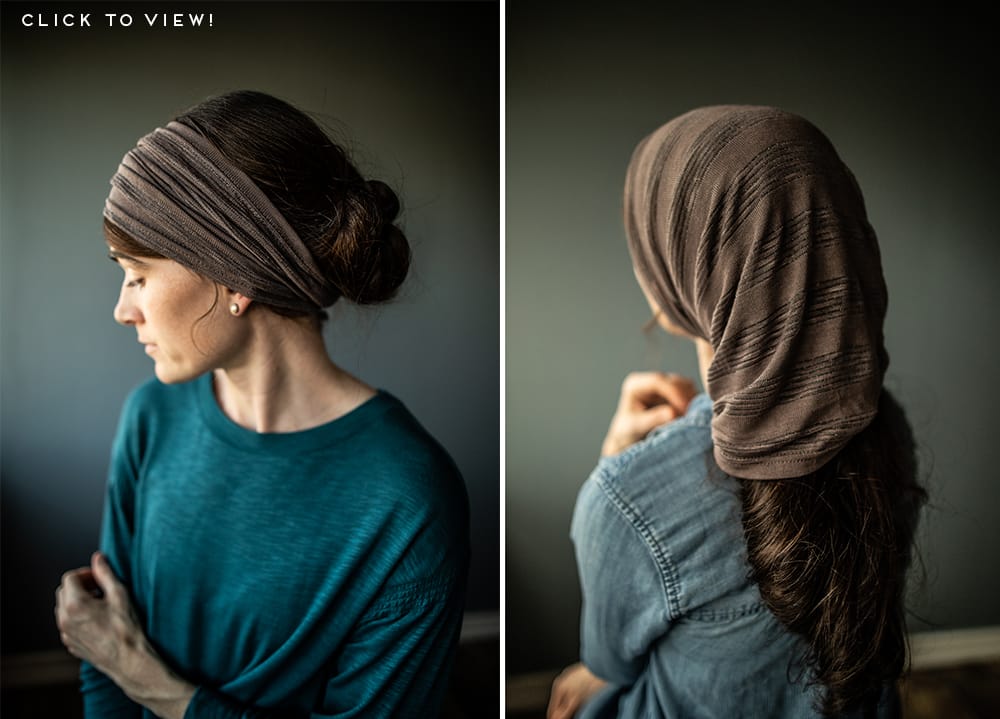 long floral convertible 1 Corinthians 11 headcoverings for sale