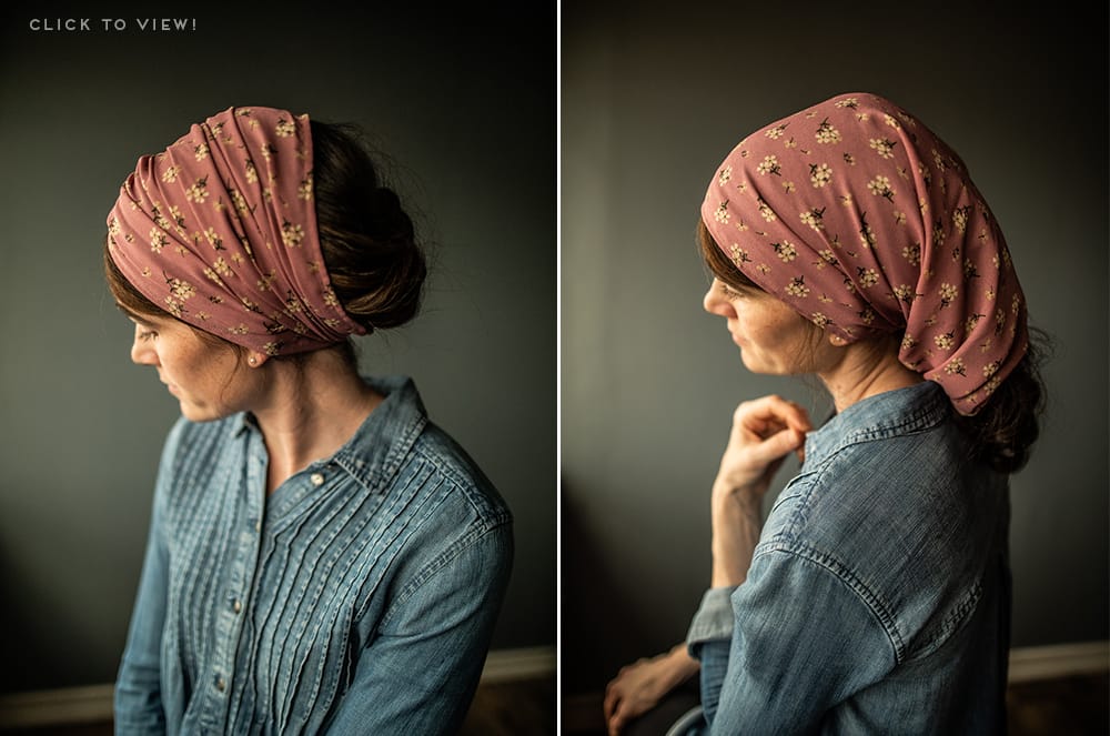 long convertible Cowl headcoverings for sale