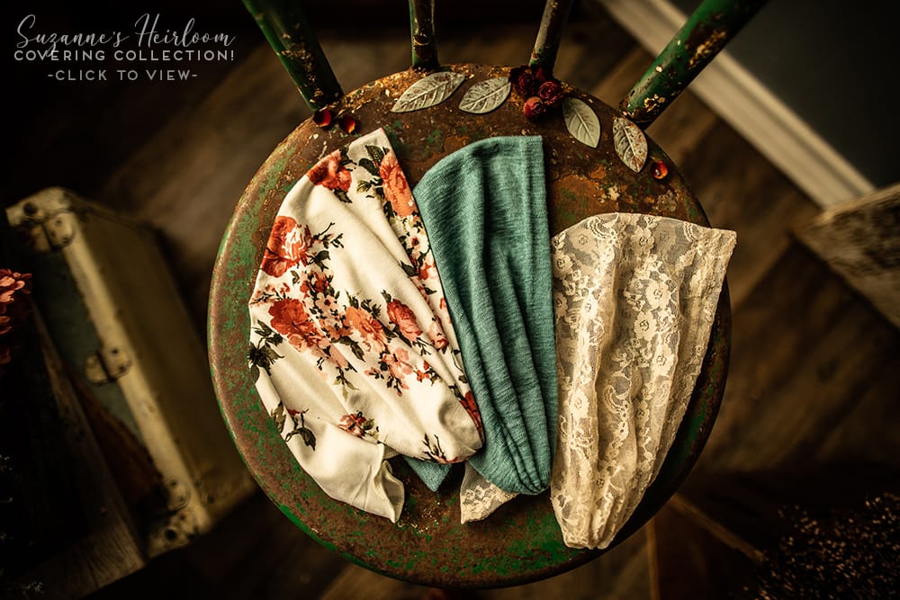 Long floral hanging veil mantilla headcoverings for sale