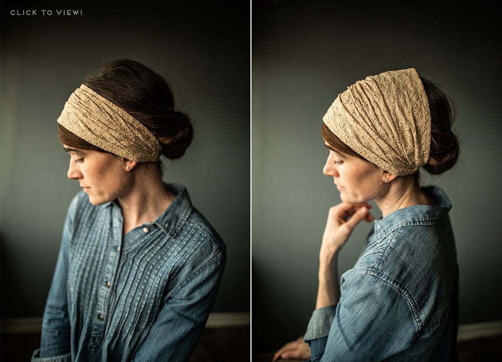 Cotton Eyelet Headcovering
