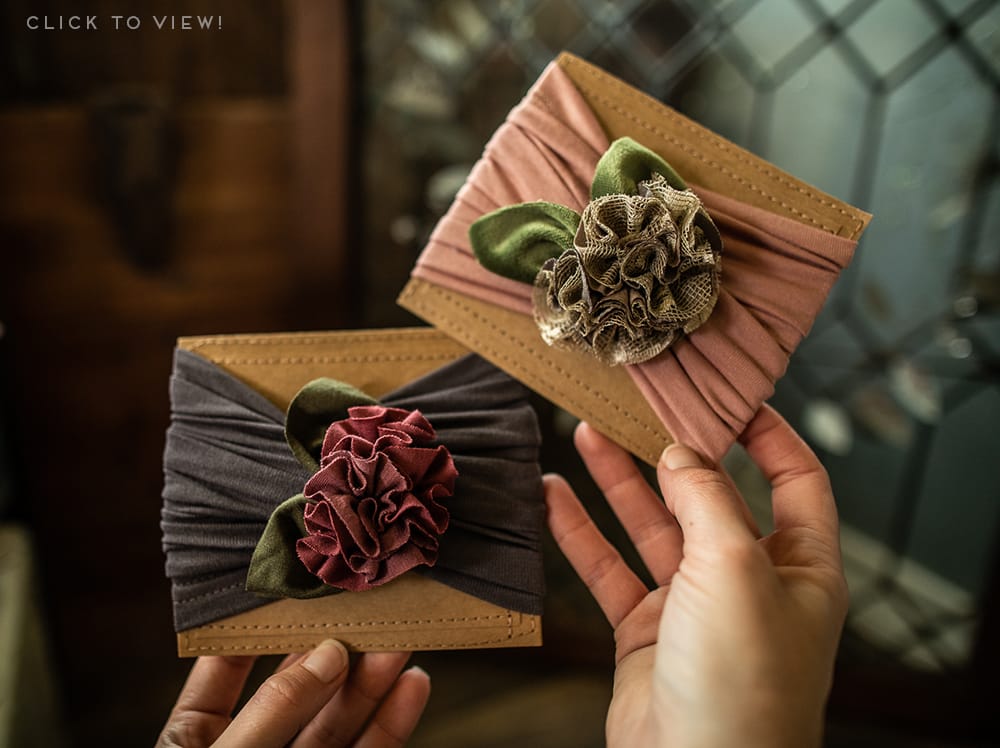 Rosette Style Headwraps and headbands for sale!