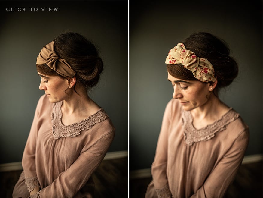 Knot style headbands