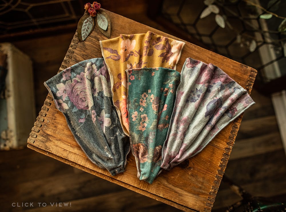 Floral Stretch Headcoverings, headwraps, headbands