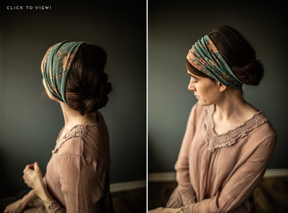 Floral Stretch Headcoverings, headwraps, headbands