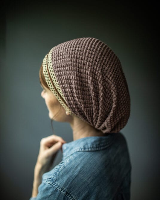 Meg's Mauve Rose Grace Snood Covering