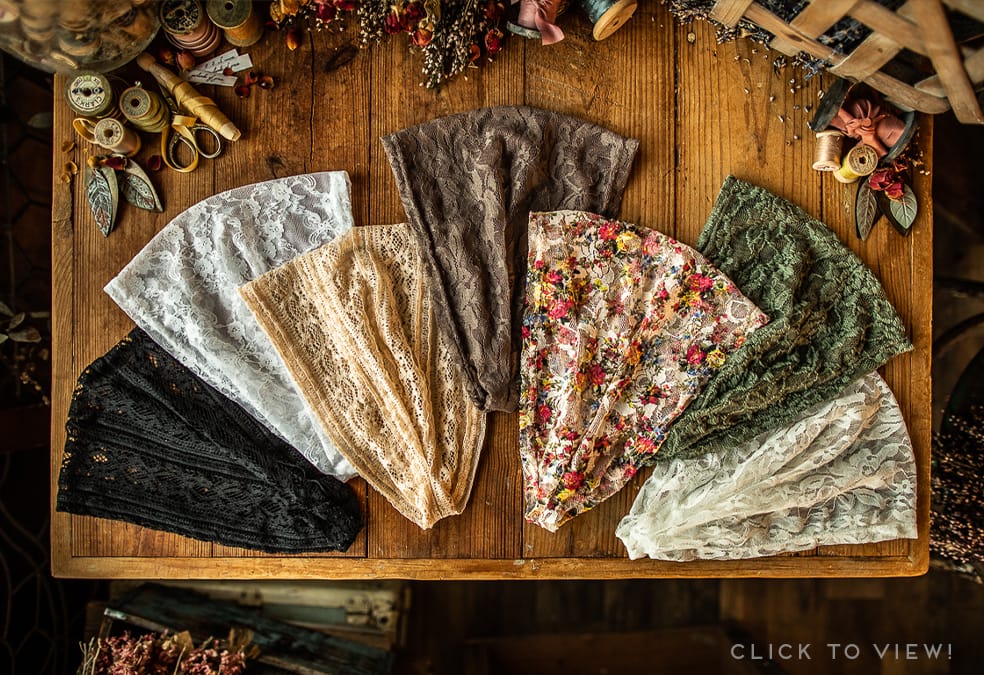 Cecilys Lace Stretch Headcovering