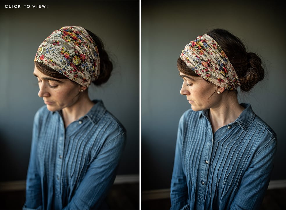 Cecilys Lace Stretch Headcovering