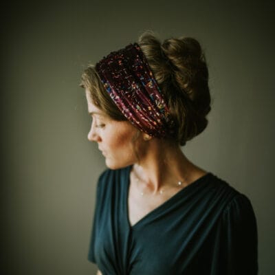 Cecily’s Autumn Symphony Headwrap