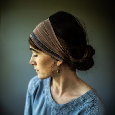 Katherine’s Simple Elegance Tie-On Hairwrap