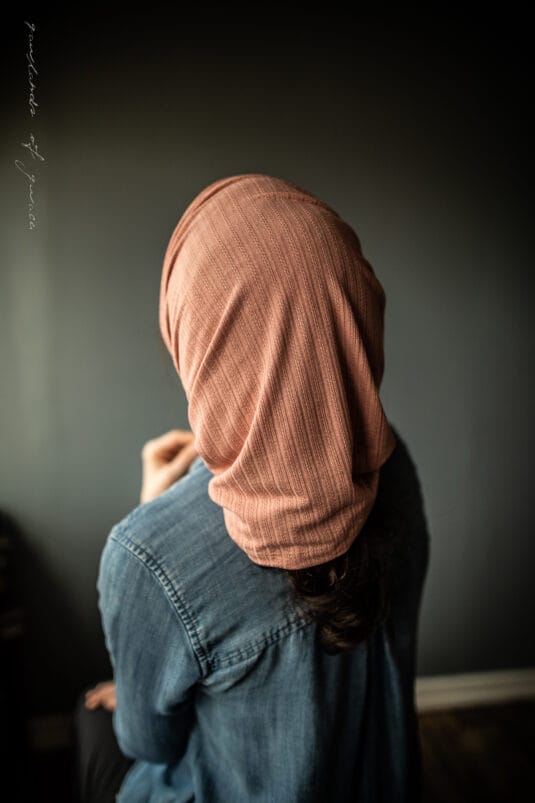 Rose Textured Cowl Headwrap
