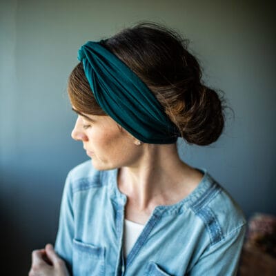 Katherine’s Indigo Classic Stretch Twist Headwrap
