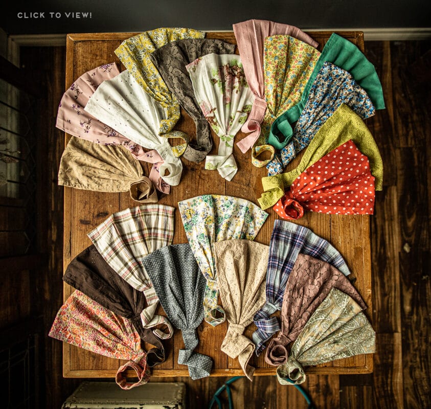 Cotton Floral 1 Corinthians 11 headcoverings