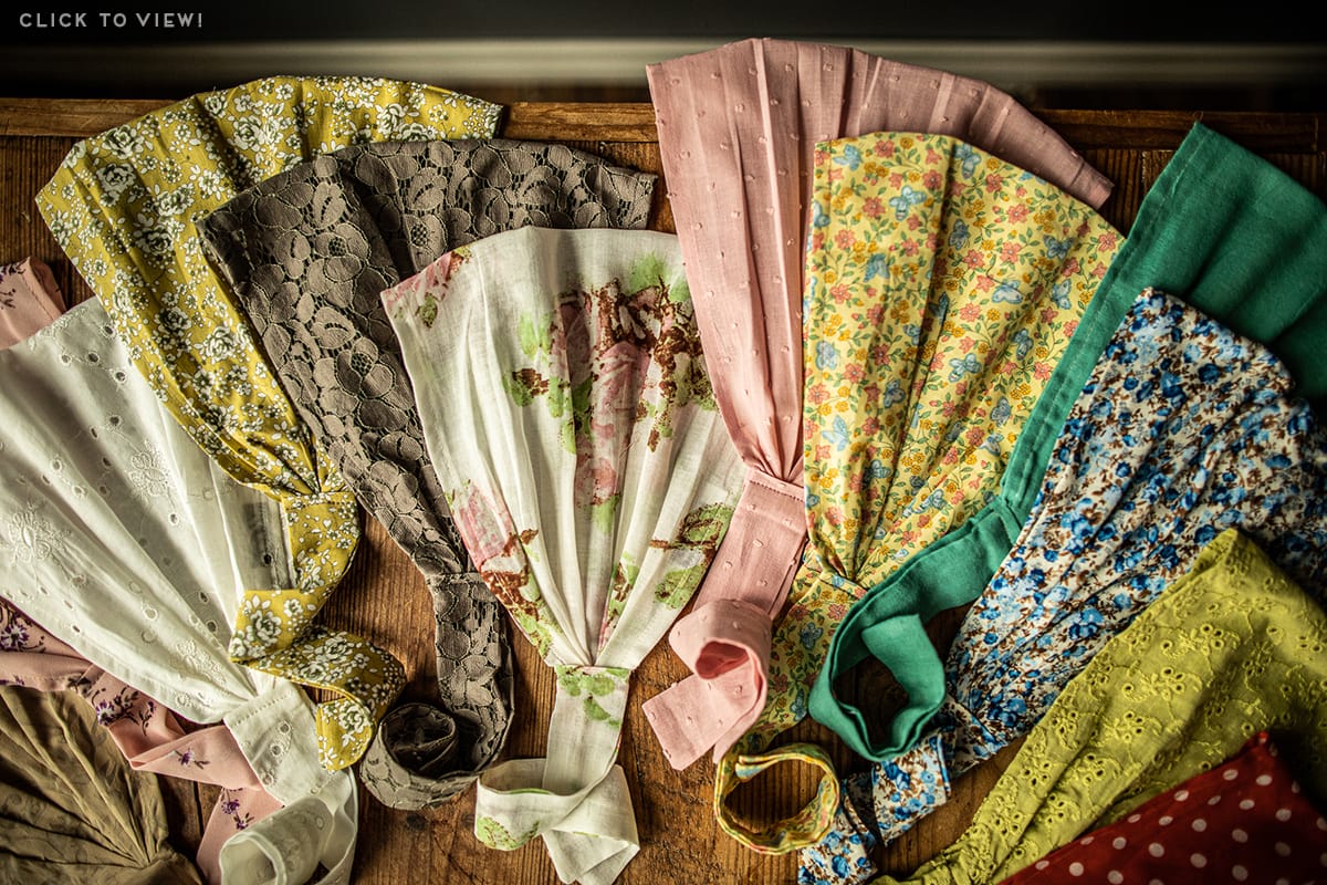 Cotton Floral 1 Corinthians 11 headcoverings